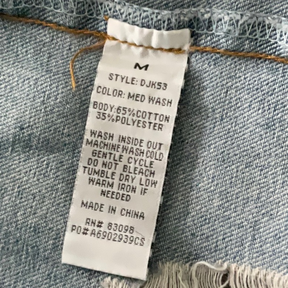 Distressed Jean Jacket - Picture 5 of 5